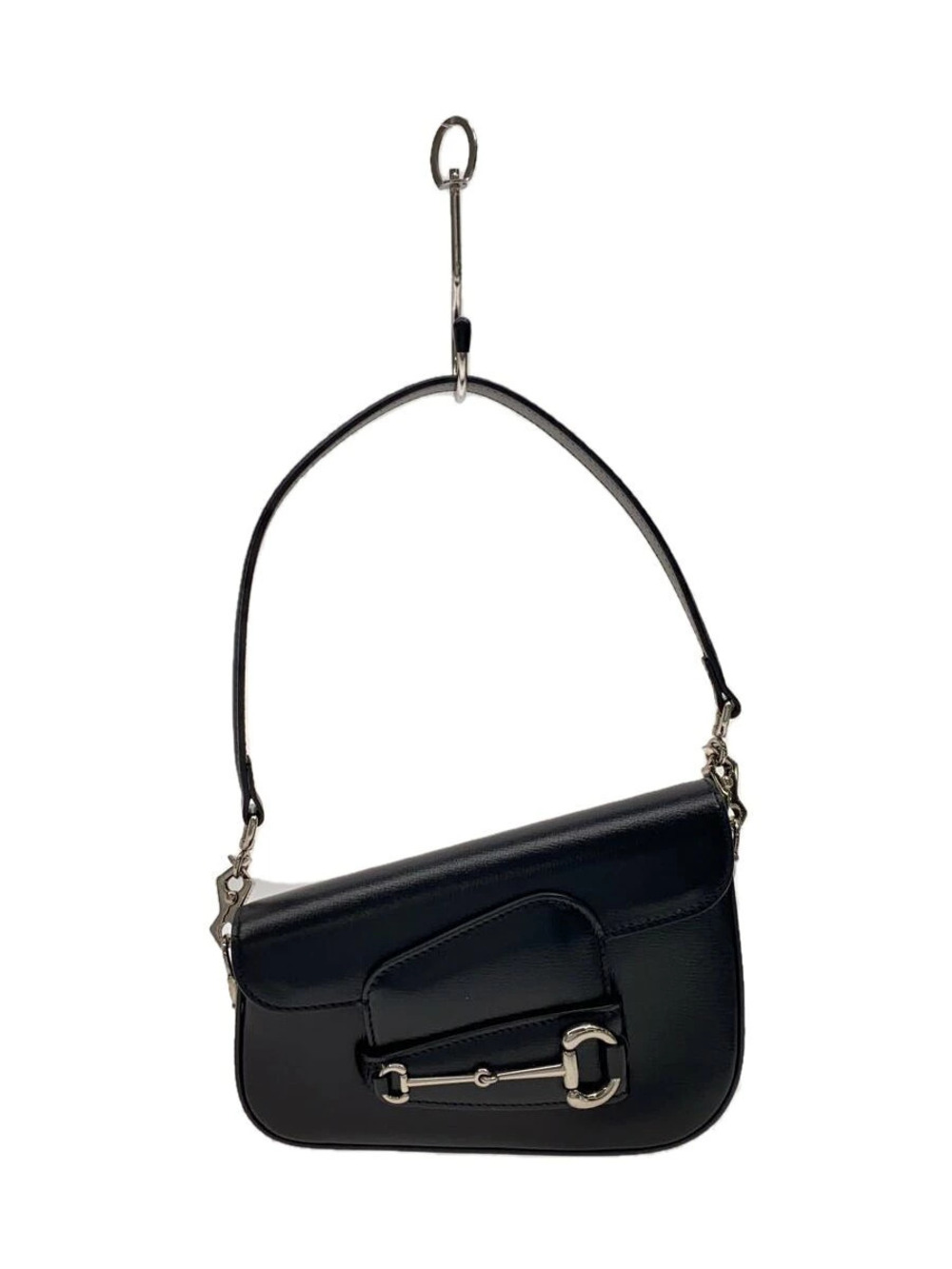 Gucci Horsebit Shoulder Bag Black